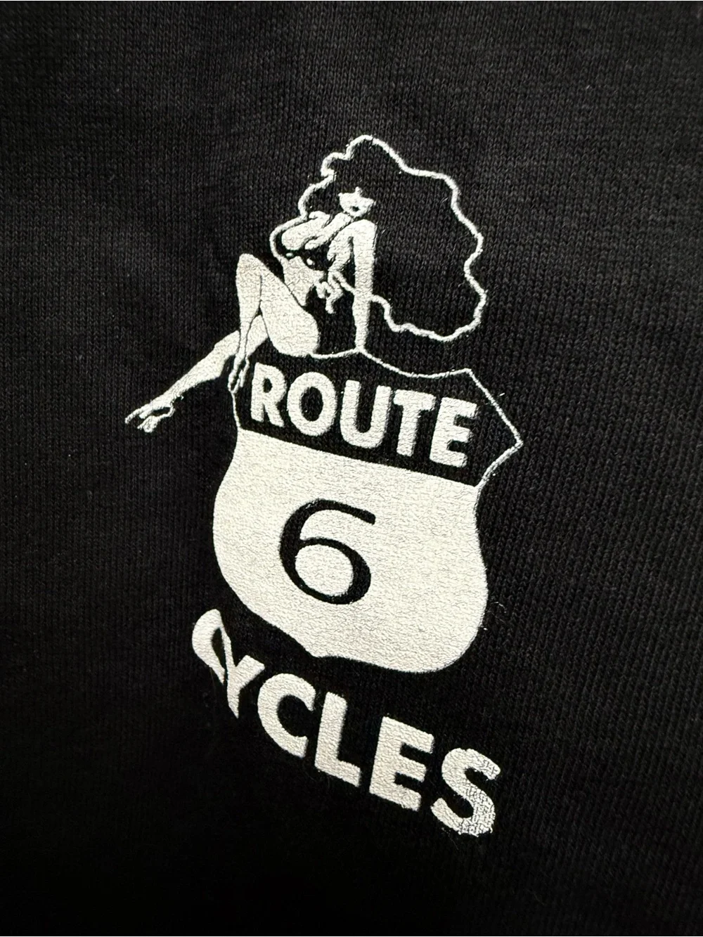 Route 6 Cycles Scottsville VA Men’s Black Sz Sm T-shirt Unworn Like New